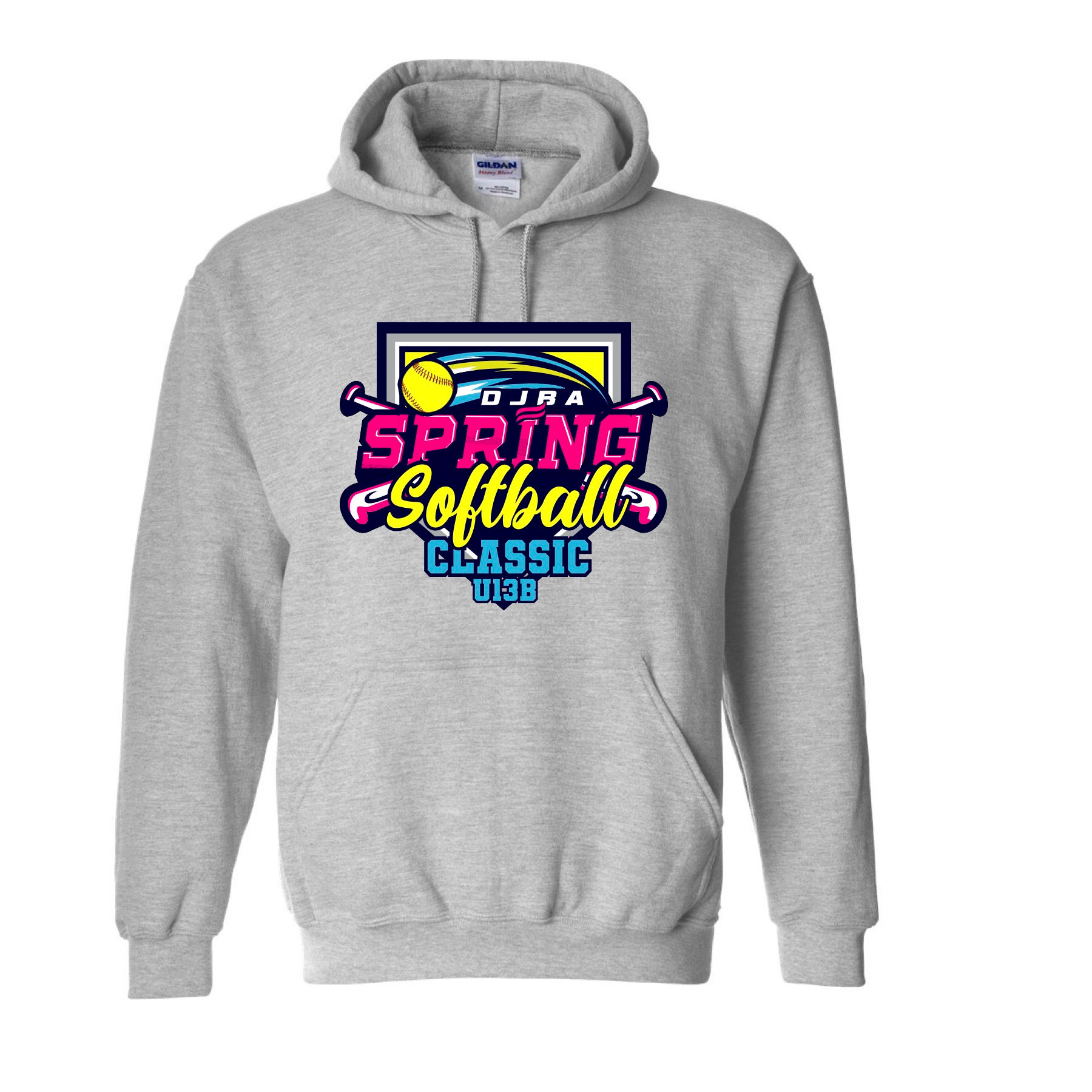 Spring Softball Classic Grey Hoodie