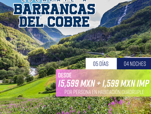 PQT Escápate a Barrancas del Cobre