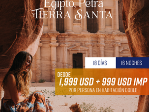 PQT Egipto, Petra y Tierra Santa