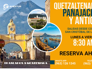 Transporte turístico a Quetzaltenango, Panajachel y Antigua Guatemala