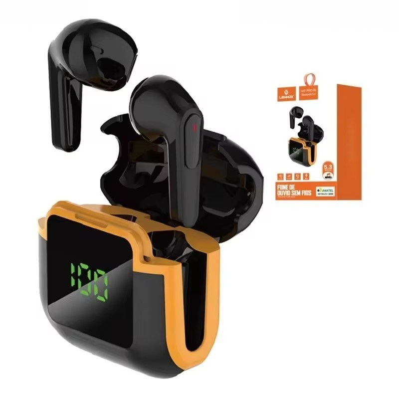 Brazil Bluetooth Headphones TWS Wireless Earphones with LED Display Stereo Heads