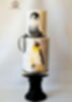 penguin painted cake