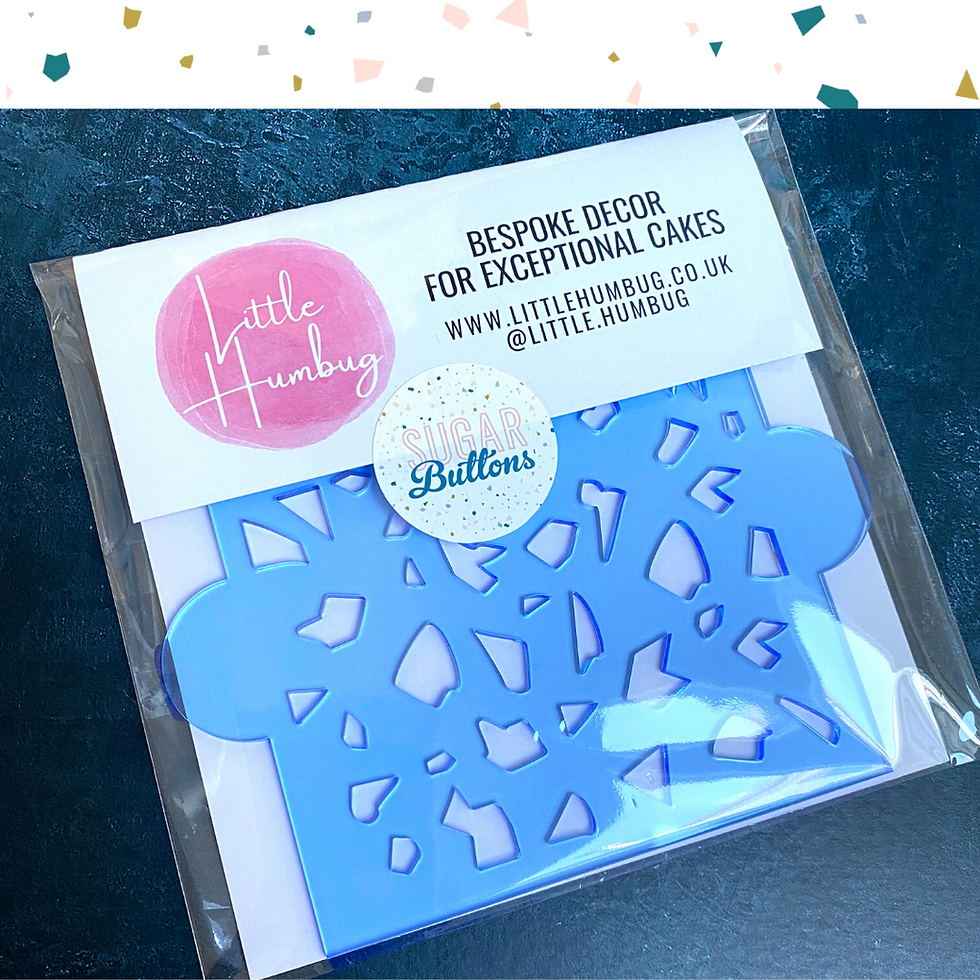 Terrazzo Embosser for Cakes, Cookies and Clay