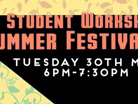 Invite - Student Workshop Summer Fest