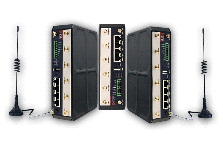 Roteador industrial 5G produtividade