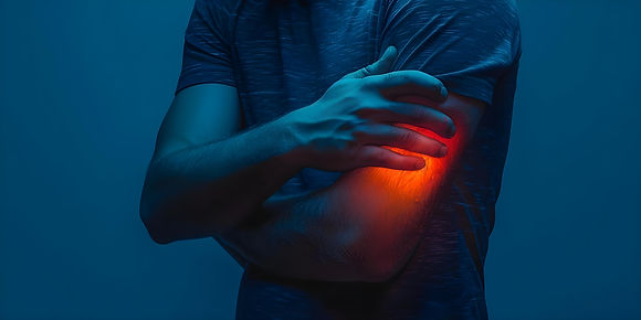 closeup-photo-mans-elbow-with-swollen-red-lump-likely-olecranon-bursitis-caused-by-trauma-