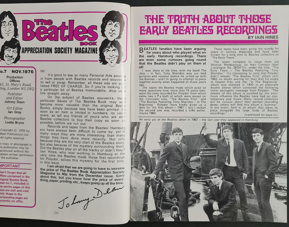 Thumbnail: The Beatles Book Appreciation Society Magazine Issue No.7 (1976)