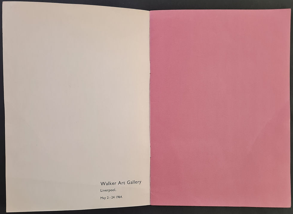 Thumbnail: Stuart Sutcliffe Exhibition Catalogue - Walker Art Gallery, Liverpool (1964)