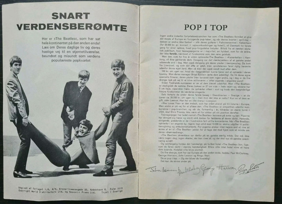 Thumbnail: The Beatles 'Meet The Beatles' Danish Magazine - 'Møde Med The Beatles' (1963)
