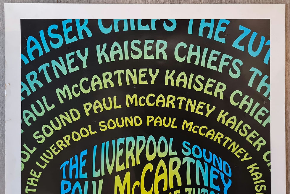 Thumbnail: Paul McCartney 'The Liverpool Sound' Numbered Concert Poster - Liverpool (2008)
