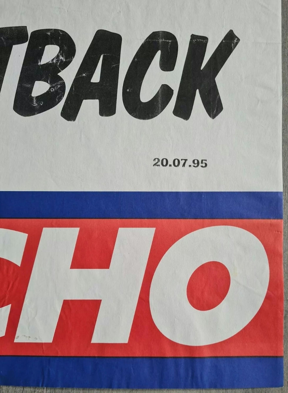 Thumbnail: Liverpool Echo Headline/Billboard Poster (July 1995)