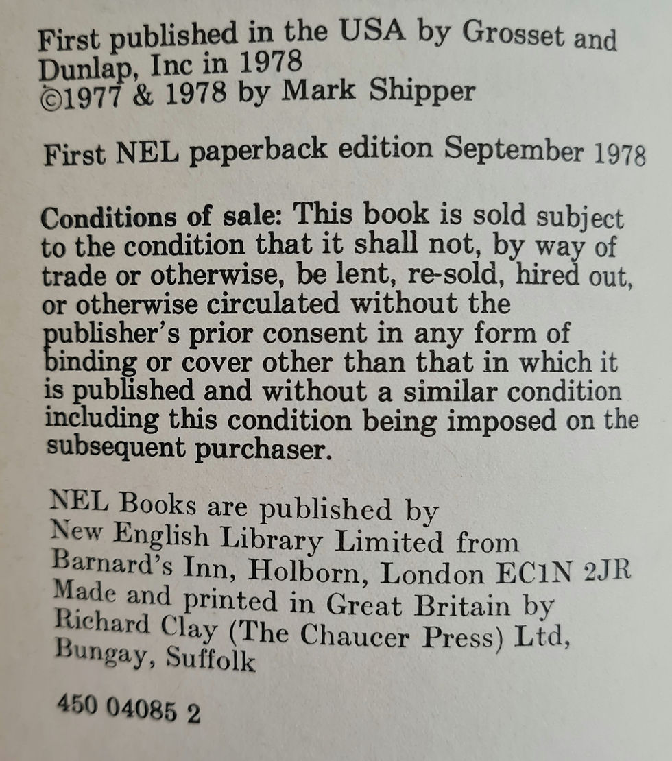 Thumbnail: 'Paperback Writer' Paperback Book - Mark Shipper (1978)