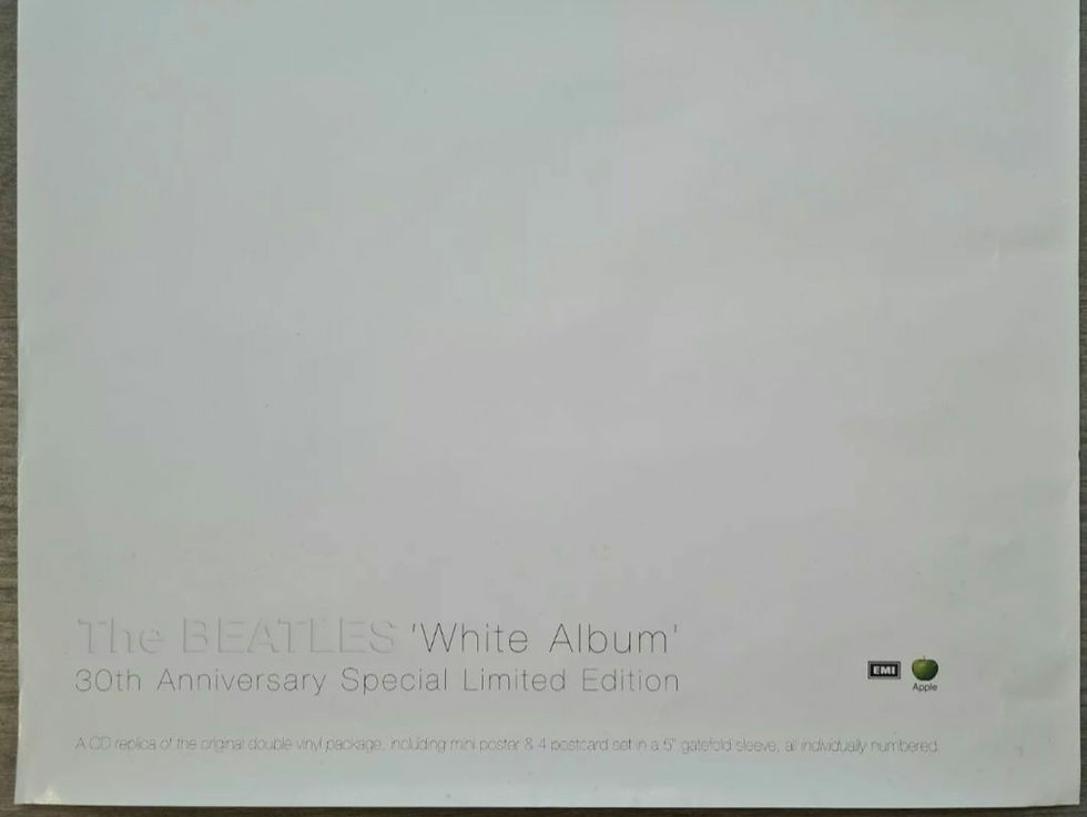 Thumbnail: The Beatles 'White Album' 30th Anniversary Promo Poster - EMI/Apple (1998)