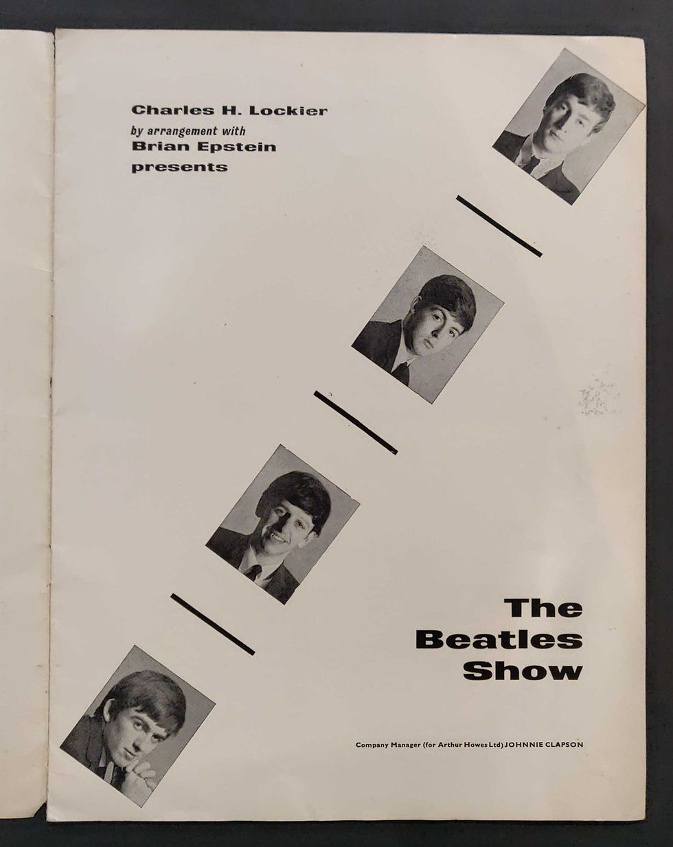 Thumbnail: The Beatles Show UK Tour Programme - Silver Sleeve (1963)