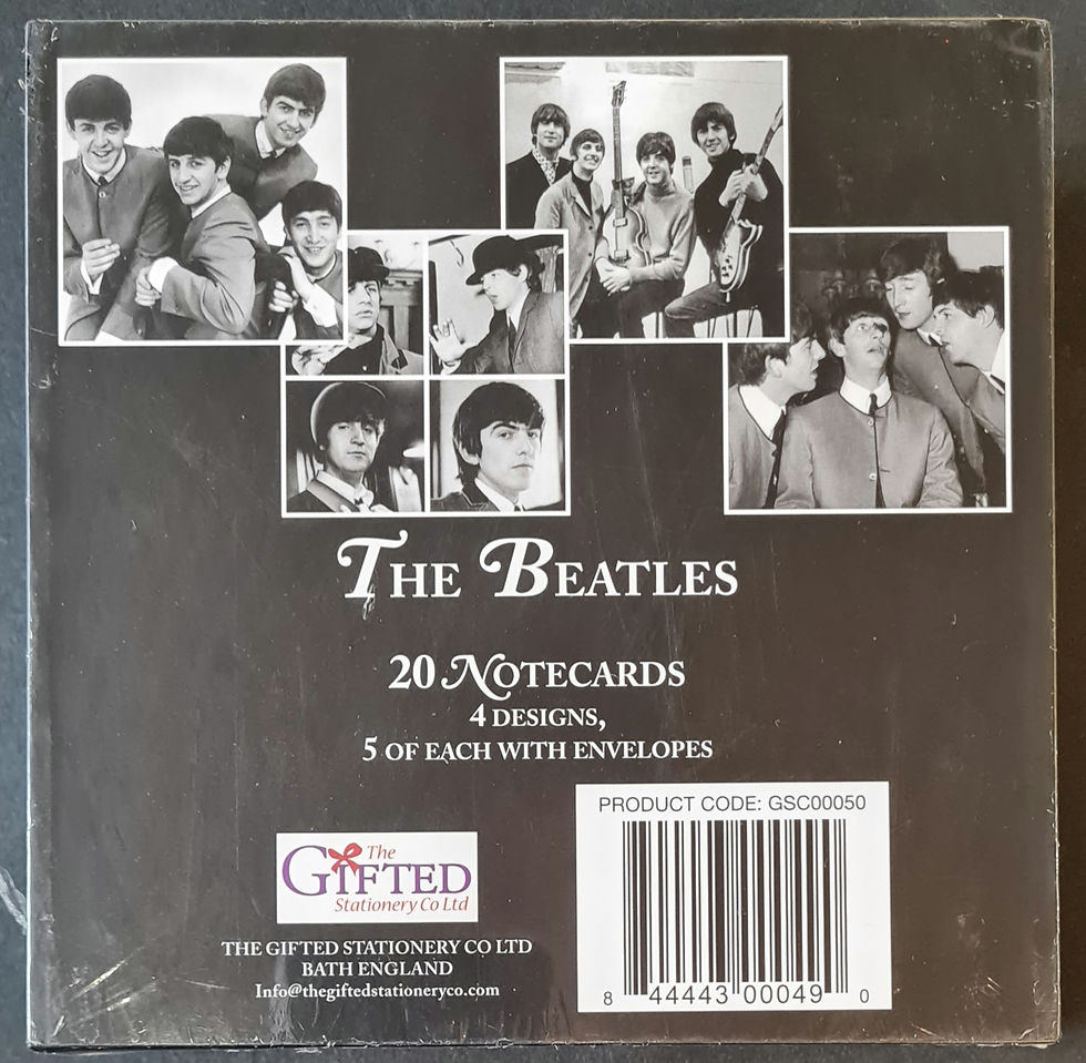 Thumbnail: The Beatles Notecards Sealed Box of 20 - The Gifted Stationary Co Ltd. (UK)