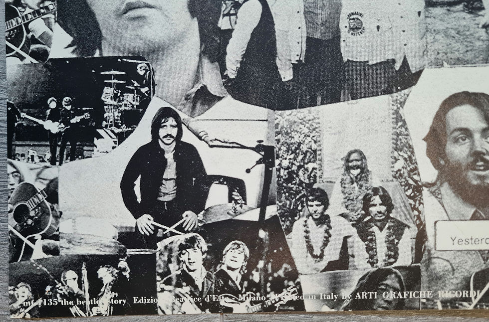 Thumbnail: 'The Beatles Story' Italian Collage Poster - Edizione Beatrice d'Este (1970s)