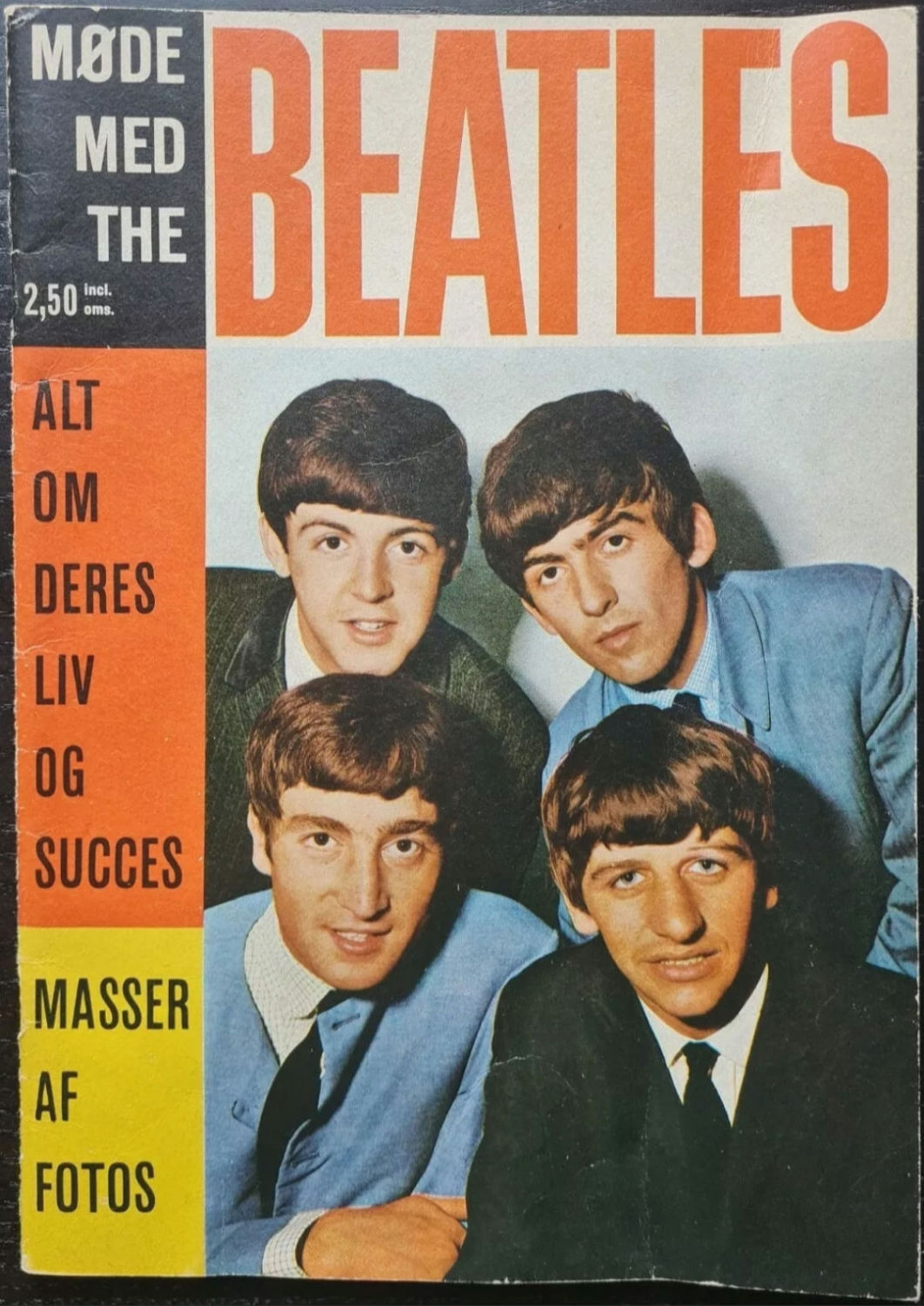The Beatles 'Meet The Beatles' Danish Magazine - 'Møde Med The Beatles' (1963)