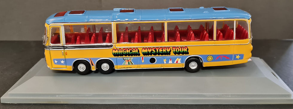 Thumbnail: The Beatles Bedford Val Panorama Magical Mystery Tour Bus Model - Corgi (2000)