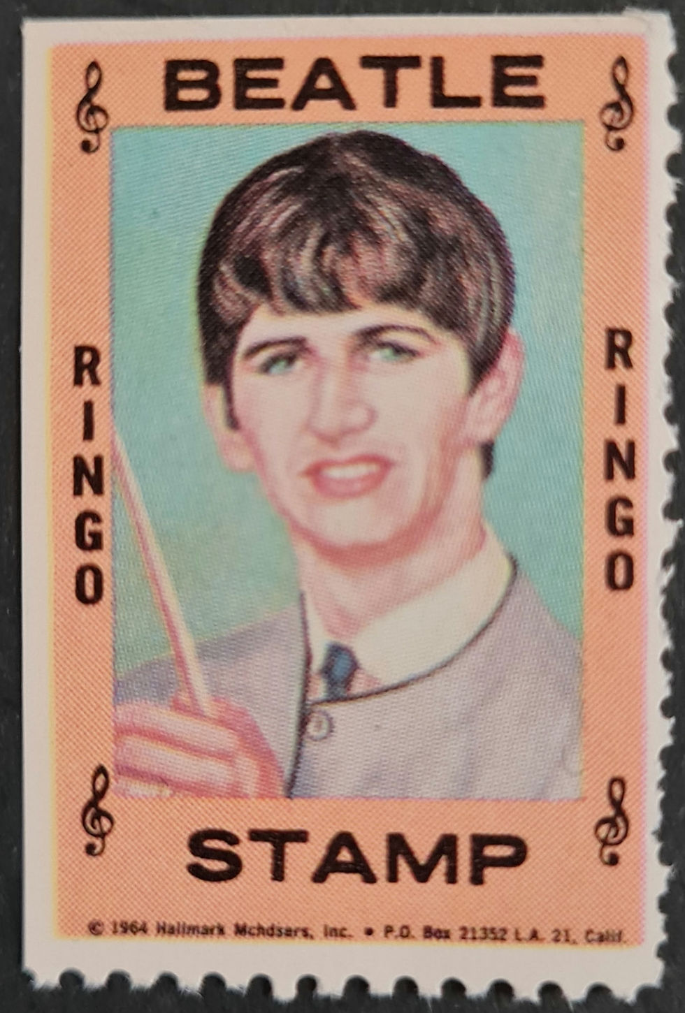 Thumbnail: The Beatles Yeah! Yeah! Yeah! Stamps (x5) & Advertisement Banner - US (1964)