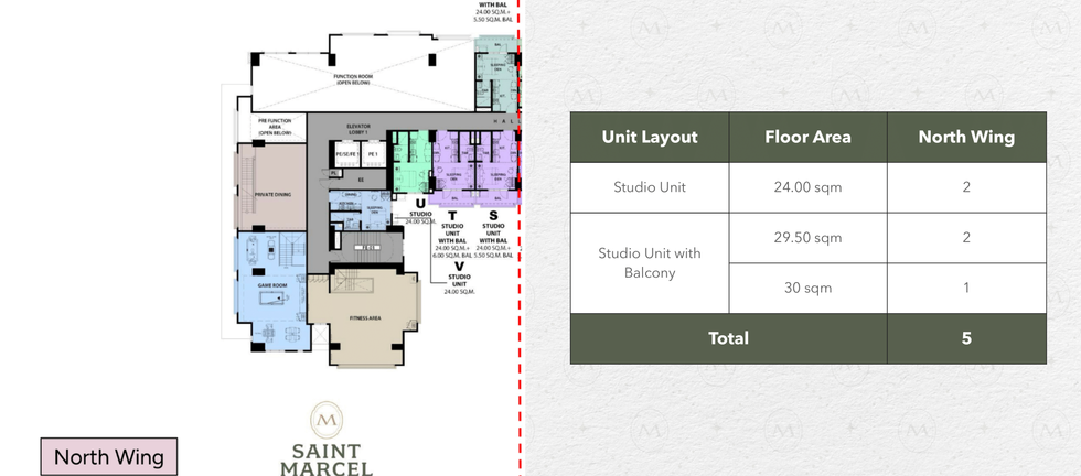 Saint Marcel Residences Floor Plan