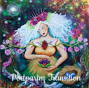 Woman with nest and eggs