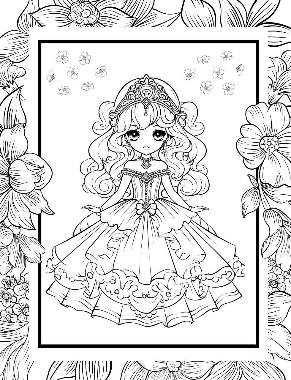 Thumbnail: Princess Coloring Book Vol. 1