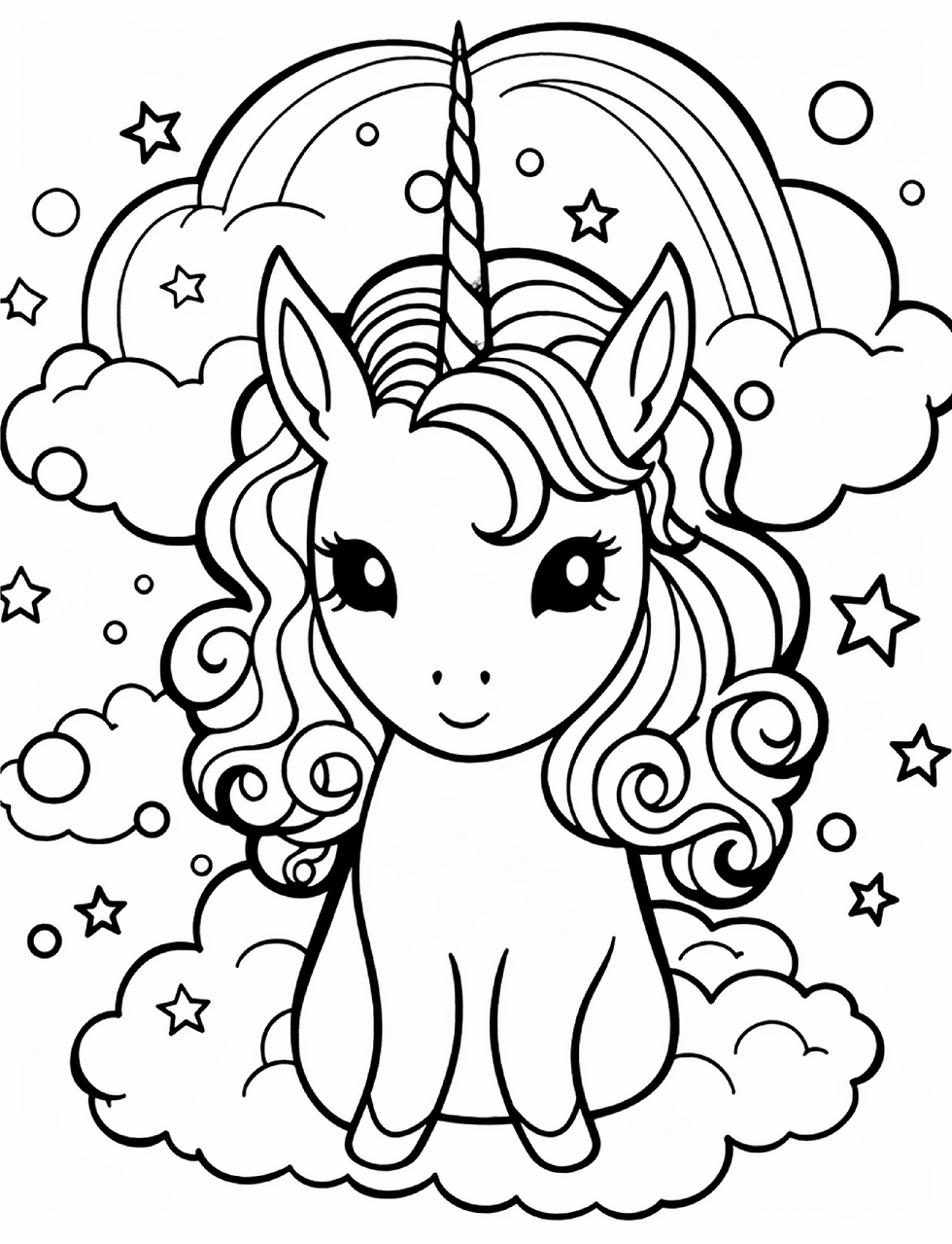 Thumbnail: Unicorn Coloring Book