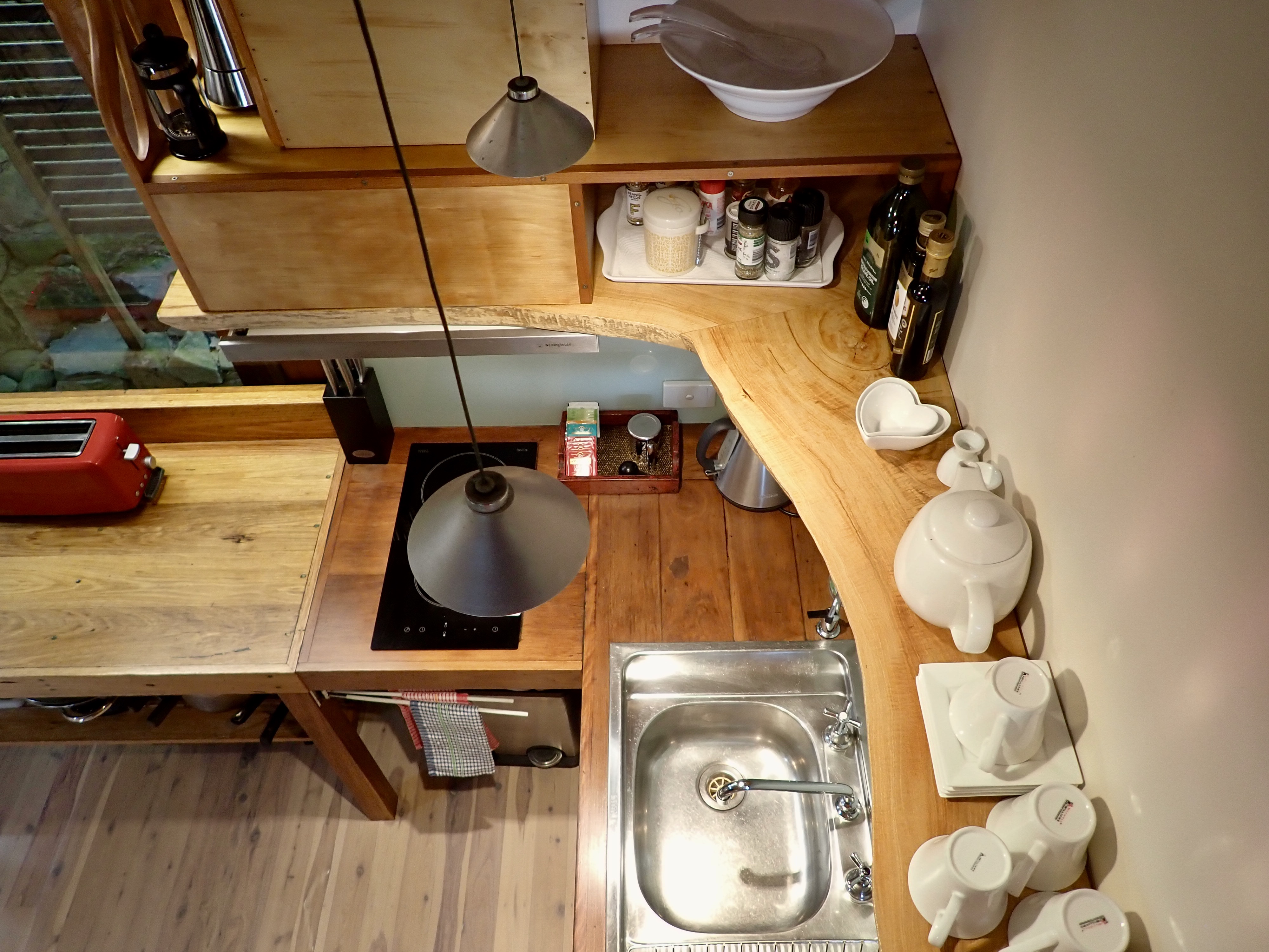 Kitchen from stairs