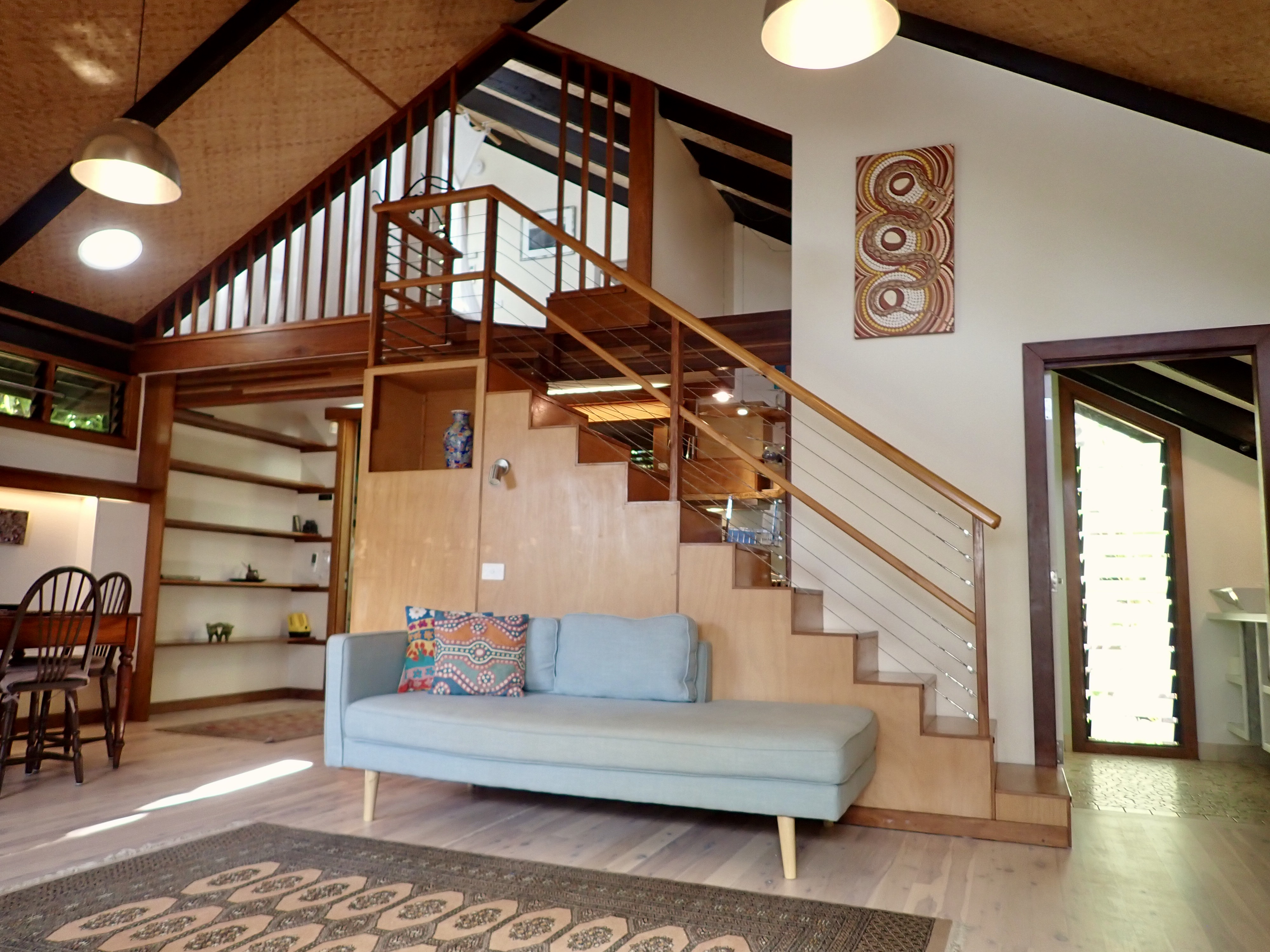 stairs to bedroom