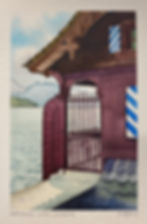 Boathouse, Lake Lucerne - Lucerne, Switzerland
