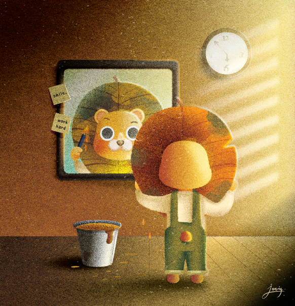  如果要把媽咪畫成動物