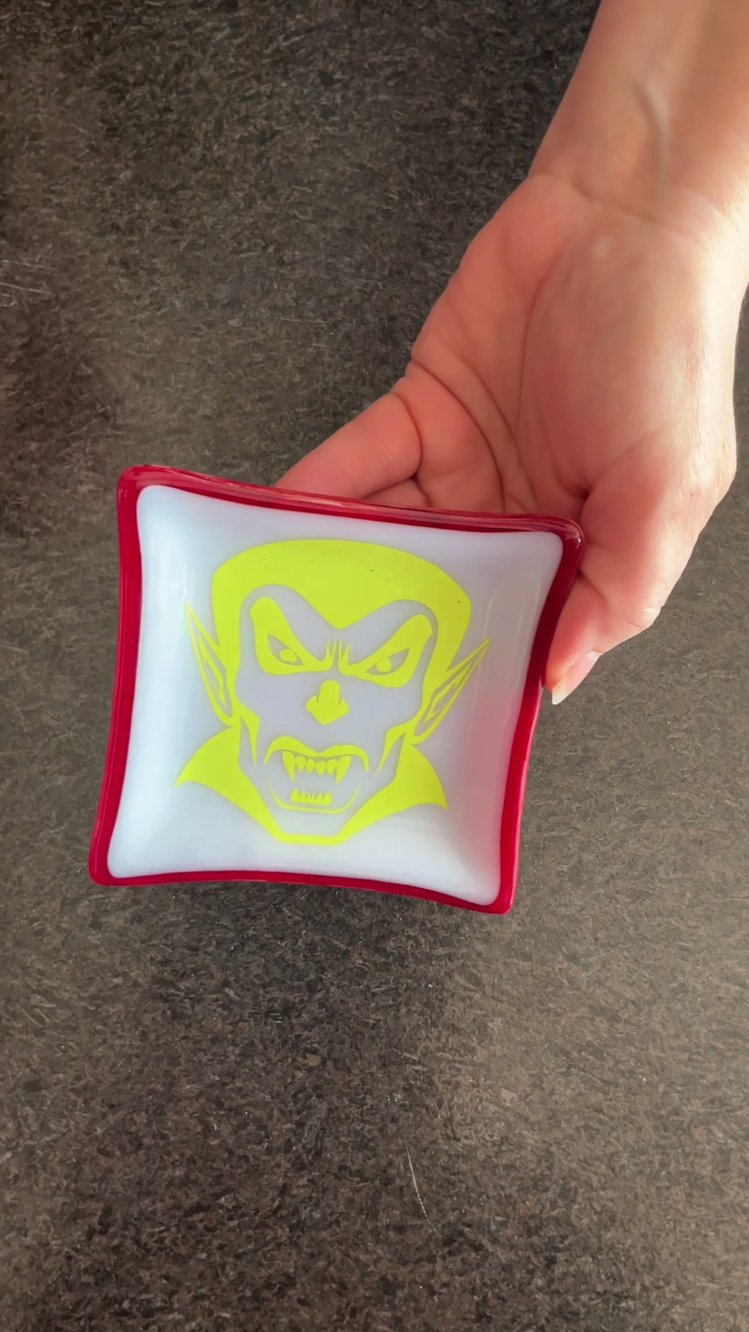 Glow in the Dark Halloween Dish