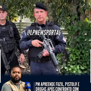 PM APREENDE FUZ1L, PISTOL4 E DROG4S APÓS CONFRONTO COM TRAFICANT£S EM MACAÉ