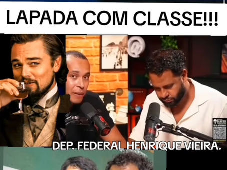 O deputado federal Pastor
Henrique Vieira deu uma aula de conhecimento