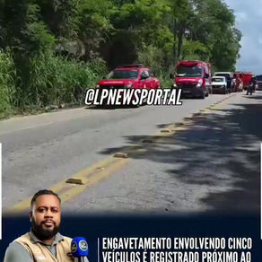 ENGAVETAMENT0  ENVOLVENDO CINCO VEÍCULOS É REGISTRADO EM RIO DAS OSTRAS