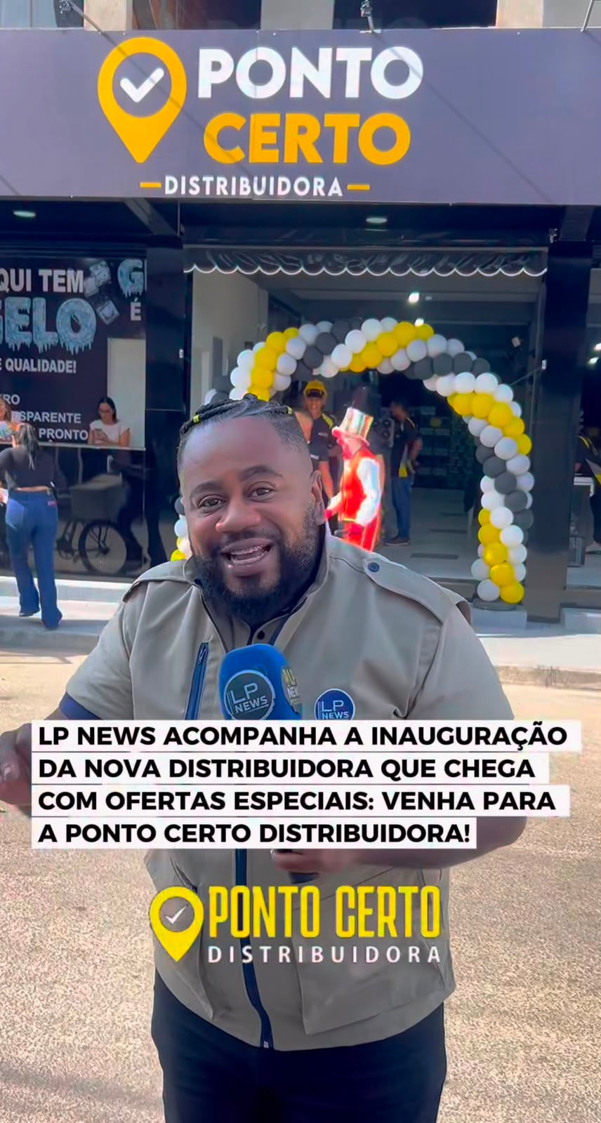 A equipe do LP News está acompanhando a inauguração da Ponto Certo Distribuidora, que abre as portas neste sábado na Rua Goiás, no bairro Cidade Praiana, trazendo muitas ofertas especiais para receber os clientes.