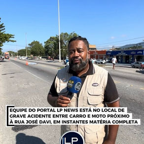EQUIPE DO PORTAL LP NEWS ESTÁ NO LOCAL DE GRAVE ACIDENTE ENTRE CARRO E MOTO PRÓXIMO À RUA JOSE DAVI; EM INSTANTES, MATÉRIA COMPLETA