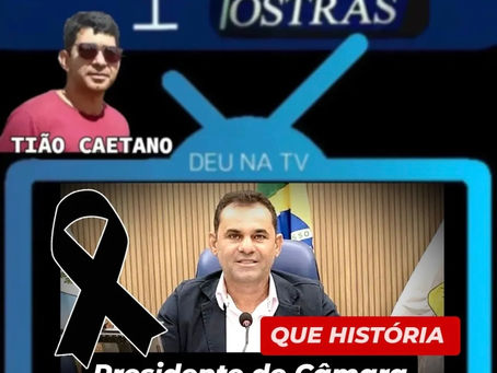 Presidente de Câmara
Municipal morre após ser atropelado por secretário de Obras em cidade do RN