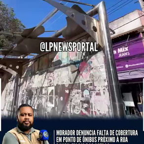 MORADOR DENUNCIA FALTA DE COBERTURA EM PONTO DE ÔNIBUS PRÓXIMO À RUA BANGU, EM RIO DAS OSTRAS
