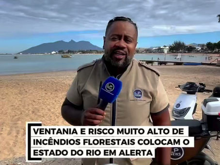 VENTANIA E RISCO MUITO ALTO DE INCÊNDIOS FLORESTAIS COLOCAM O ESTADO DO RIO EM ALERTA