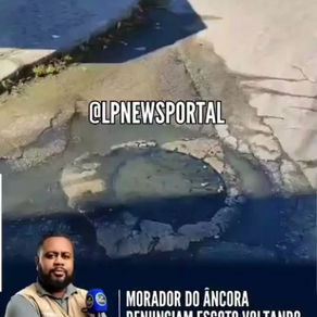 MORADORES DO ÂNCORA DENUNCIAM ESGOTO VOLTANDO PARA DENTRO DAS CASAS