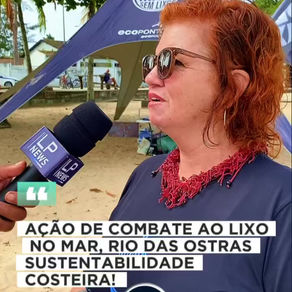 De mãos dadas pelo oceano: uma cidade inteira em ação!