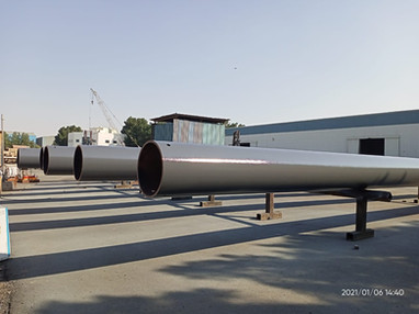 Curing ESC Steel Pipe Piles 