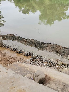 vinyl sheet piles installation