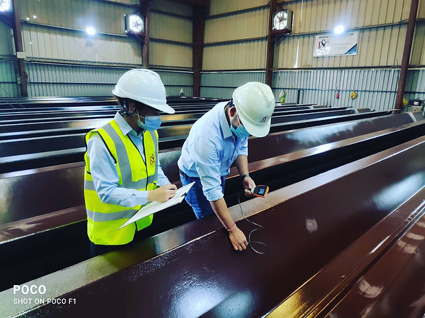 sheet pile painting