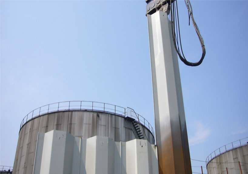 Steel Sheet Piles in various length utilized in containment barrier