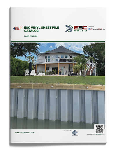 ESC vinyl sheet pile catalog