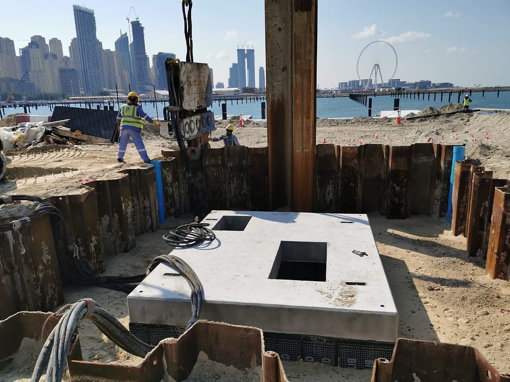 Sheet pile extraction