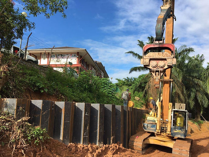 Z type sheet piles