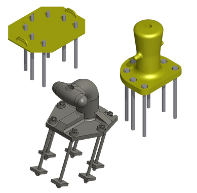 Mooring bollard installation
